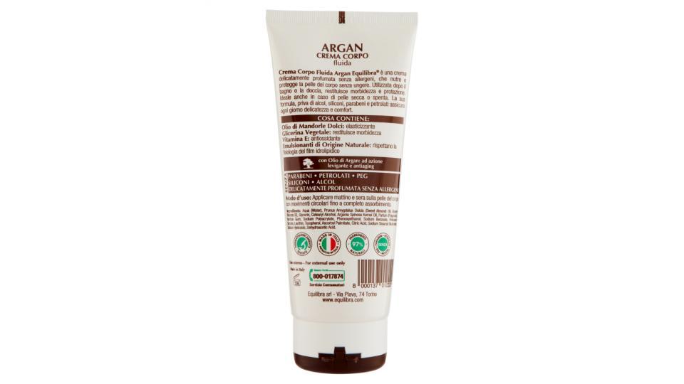 Equilibra Crema corpo fluida argan