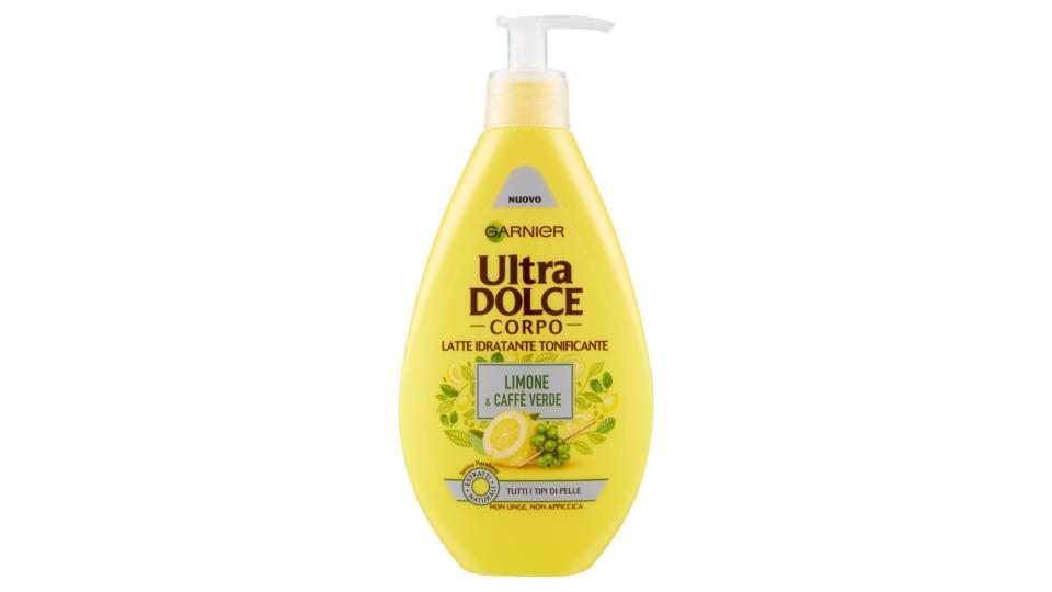 Garnier Ultra Dolce Corpo Limone e Caffè Verde - Latte Idratante tonificante