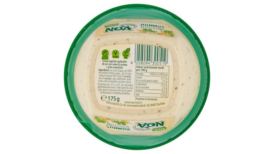 Noa Hummus di Ceci e Erbe