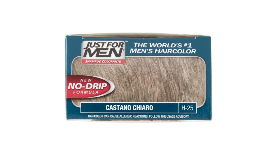 Just For Men Shampoo colorante castano chiaro H-25
