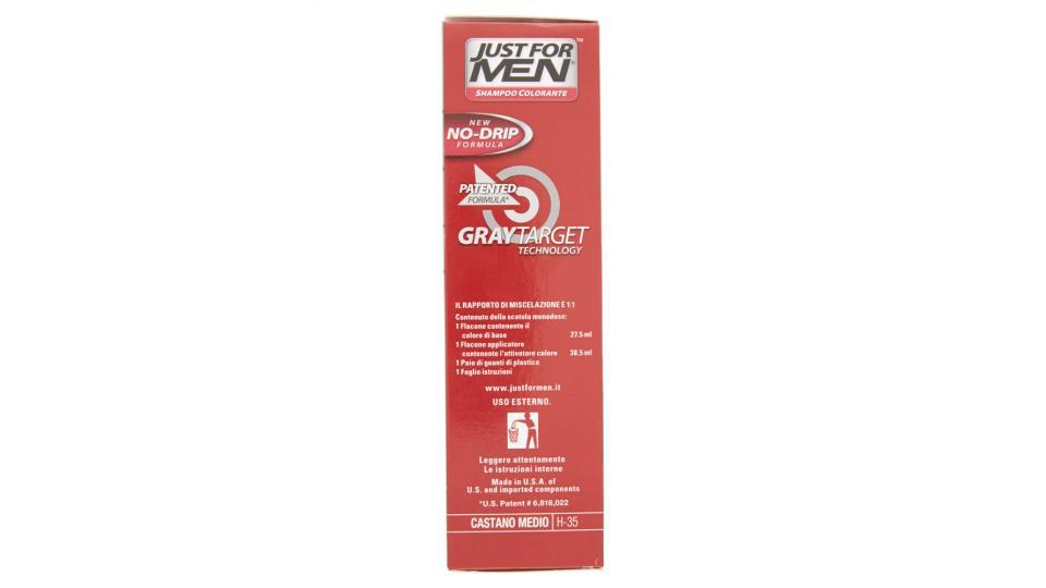 Just For Men Shampoo colorante castano medio H-35