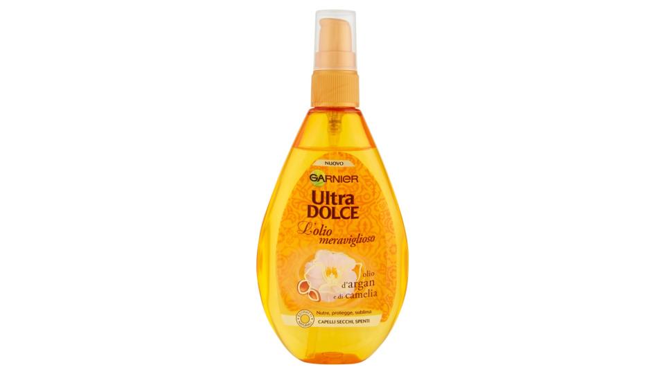 Garnier Ultra Dolce L'olio meraviglioso olio d'Argan e di camelia capelli secchi, spenti