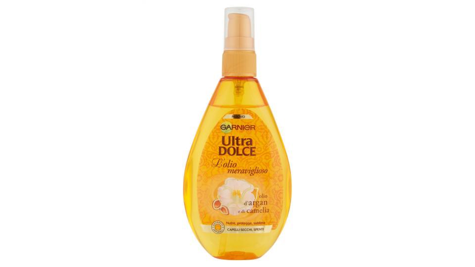 Garnier Ultra Dolce L'olio meraviglioso olio d'Argan e di camelia capelli secchi, spenti