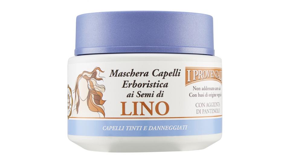 I Provenzali Maschera Capelli Erboristica ai Semi di Lino Capelli Tinti e Danneggiati