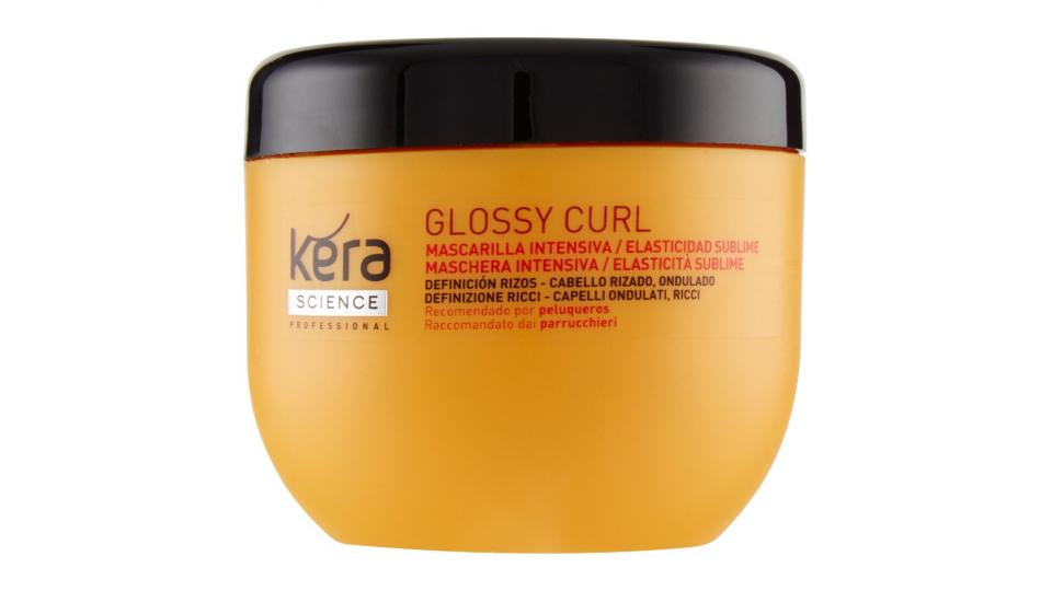 Kera Science Professional Glossy Curl Maschera Intensiva / Elasticità Sublime