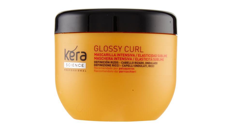 Kera Science Professional Glossy Curl Maschera Intensiva / Elasticità Sublime