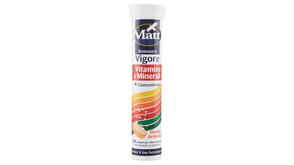 Matt&diet Vigore Vitamine & Minerali 20 compresse effervescenti