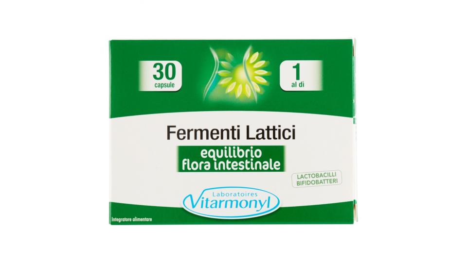 Laboratoires Vitarmonyl Fermenti Lattici equilibrio flora intestinale 30 capsule