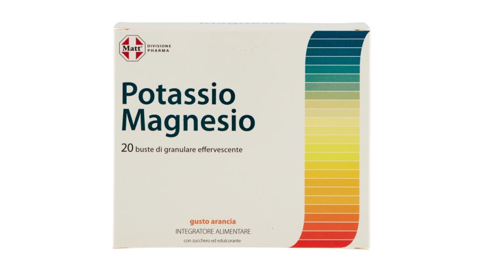 Matt Divisione Pharma Potassio Magnesio 20 buste di granulare effervescente