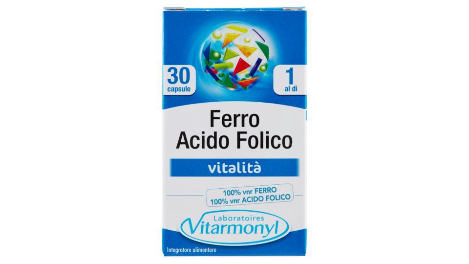 Laboratoires Vitarmonyl Ferro acido folico 30 capsule: