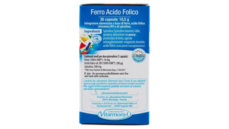 Laboratoires Vitarmonyl Ferro acido folico 30 capsule: