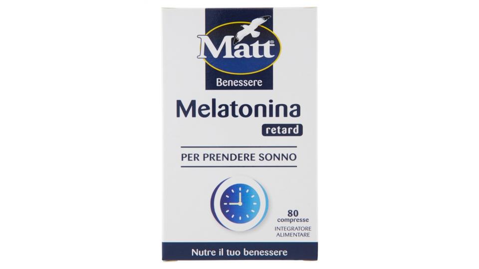 Matt&diet Benessere Melatonina retard 80 compresse