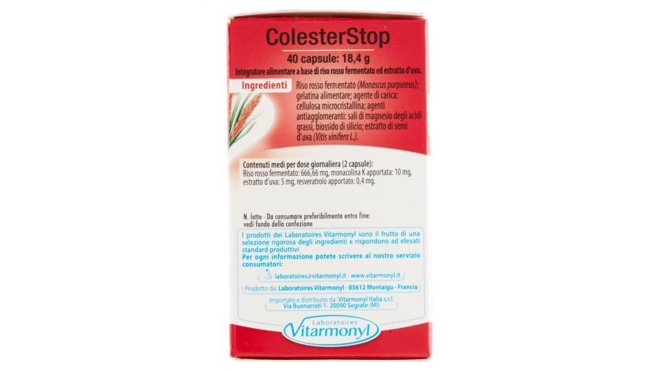 Laboratoires Vitarmonyl ColesterStop controllo del colesterolo 40 capsule