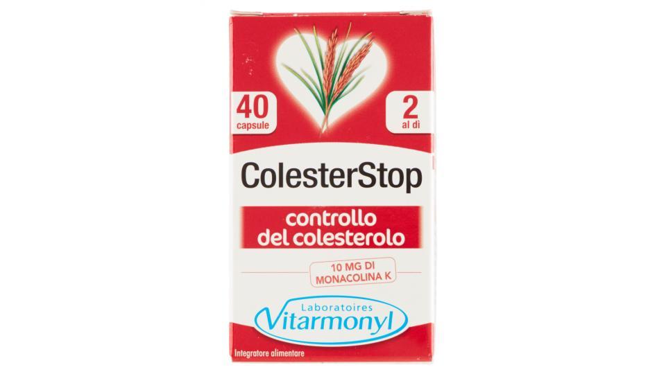 Laboratoires Vitarmonyl ColesterStop controllo del colesterolo 40 capsule