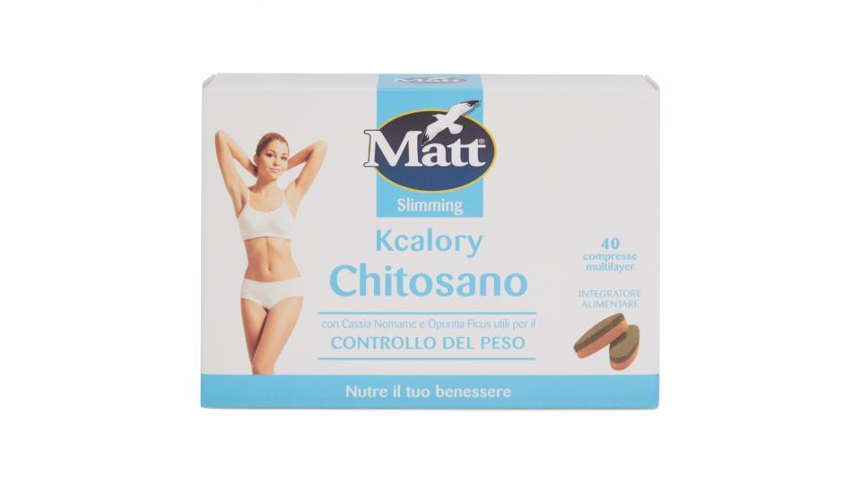 Matt&diet Kcalory Chitosano 40 compresse multilayer
