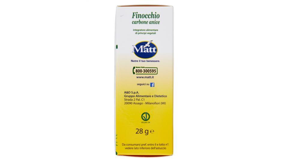 Matt&diet Erboristeria Finocchio carbone anice 40 compresse