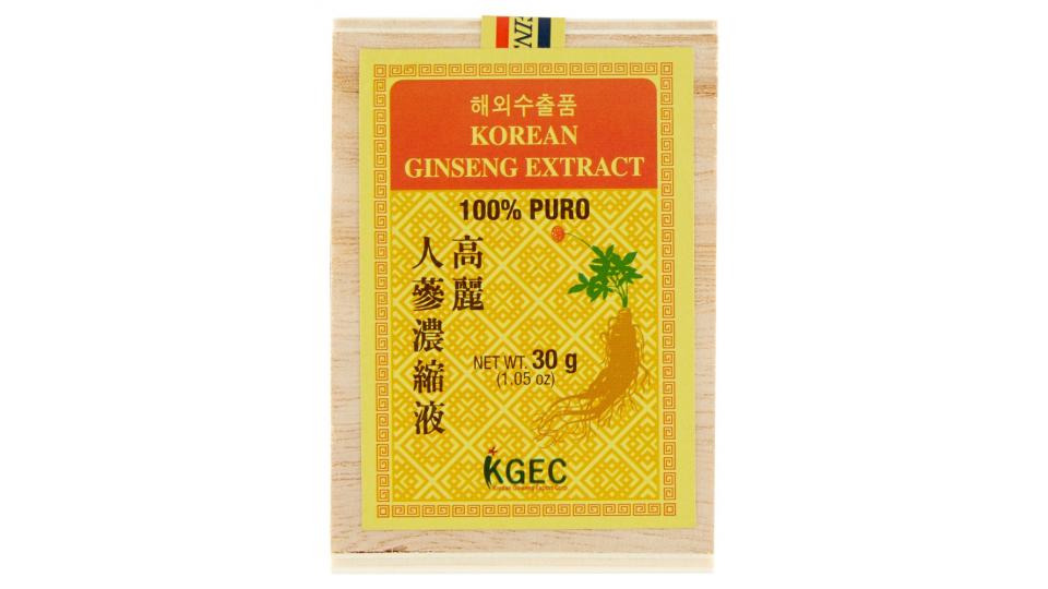 Estratto di ginseng coreano puro al 100%