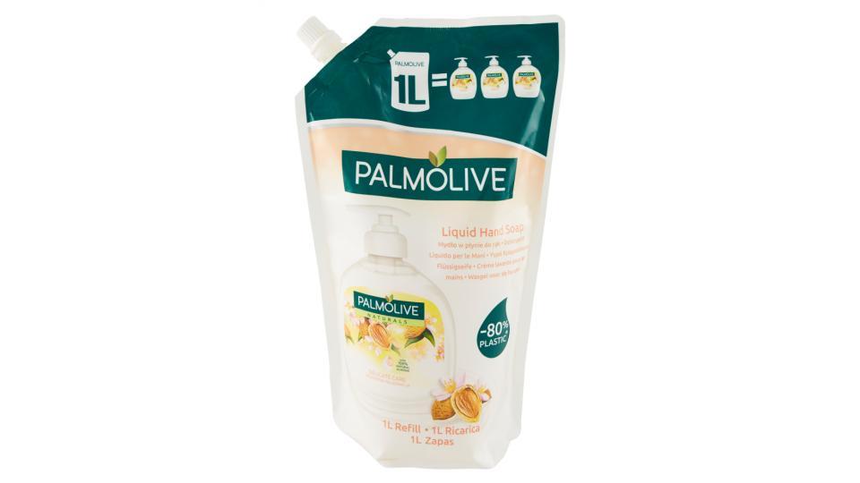 Palmolive Naturals Latte e Mandorla Detergente Liquido per le Mani Ricarica