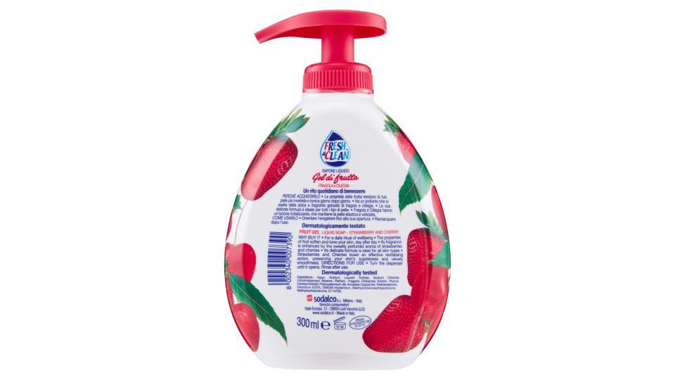 Fresh & Clean Gel di frutta fragola e ciliegia