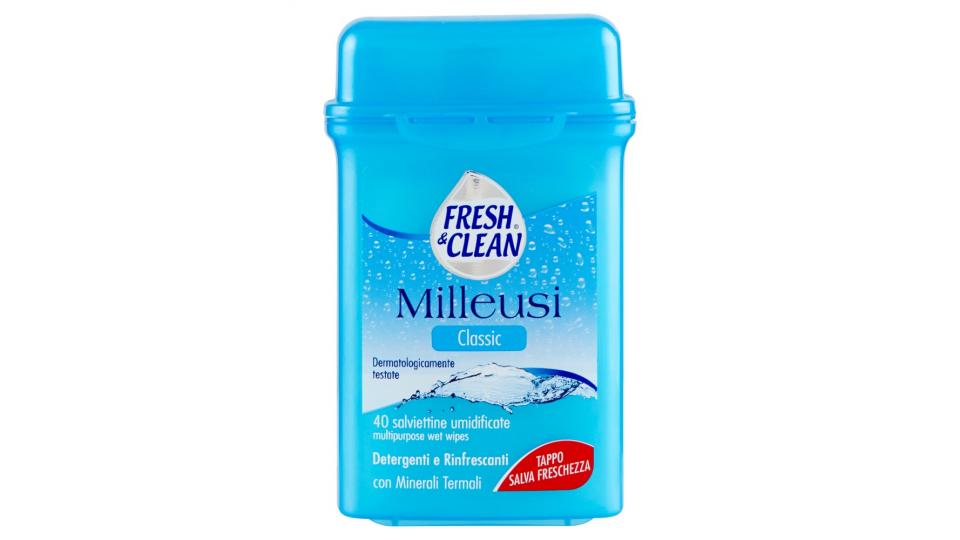 Fresh & Clean Milleusi Classic salviettine umidificate