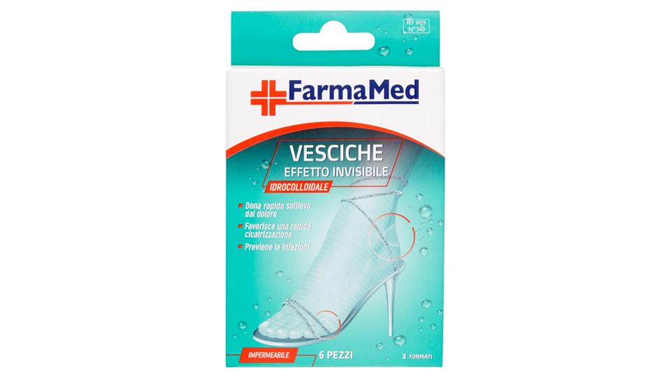 Farmamed Cerotti vesciche effetto invisibile idrocolloidale 6 pezzi