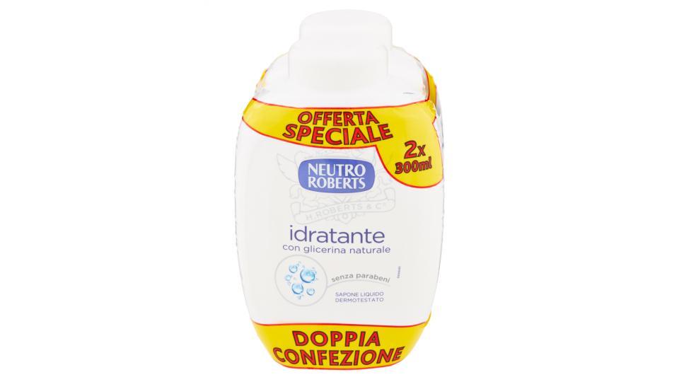 Neutro Roberts idratante con glicerina naturale Sapone Liquido Dermotestato