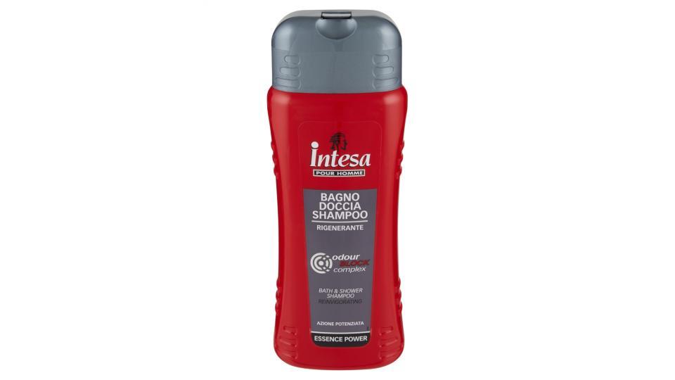 Intesa Pour Homme Bagno doccia shampoo rigenerante essence power