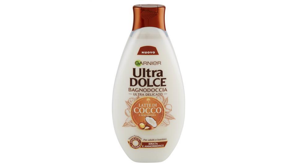 Garnier Ultra Dolce Bagnodoccia Latte di Cocco e Macadamia - Bagnoschiuma idratante