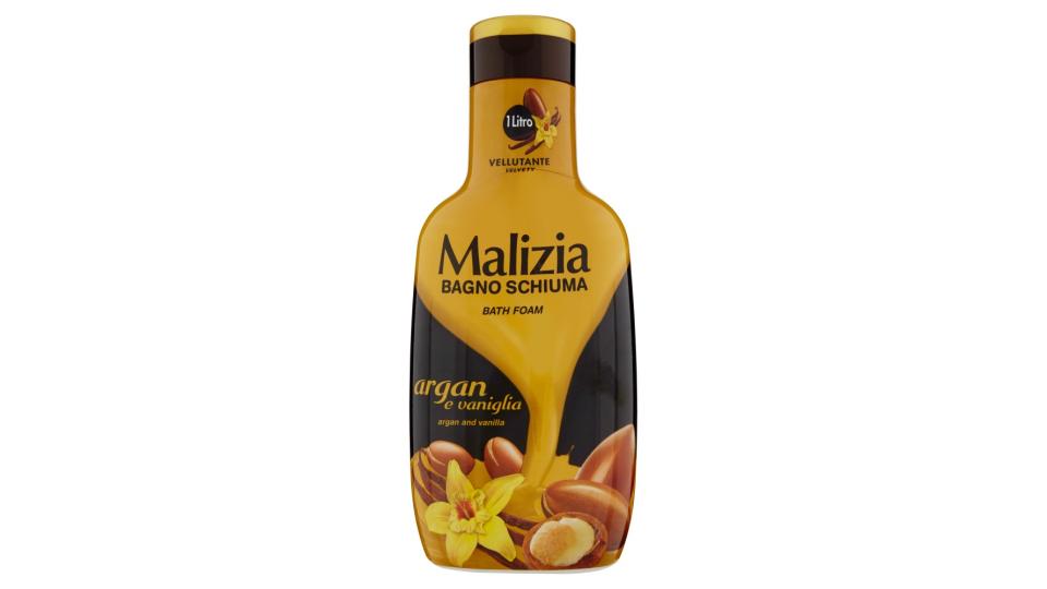 Malizia Bagno Schiuma Argan e Vaniglia