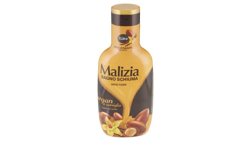 Malizia Bagno Schiuma Argan e Vaniglia