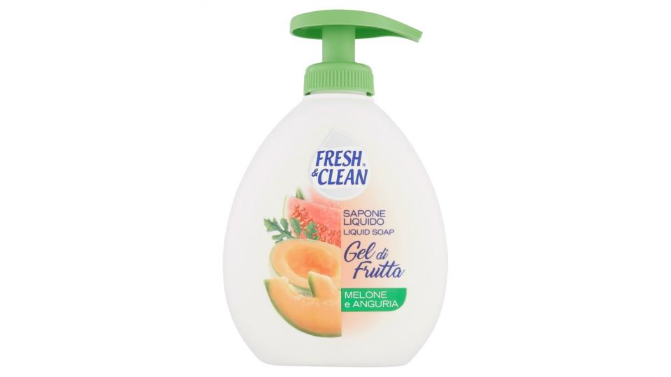 Fresh & Clean Sapone Liquido Gel di frutta Melone e Anguria