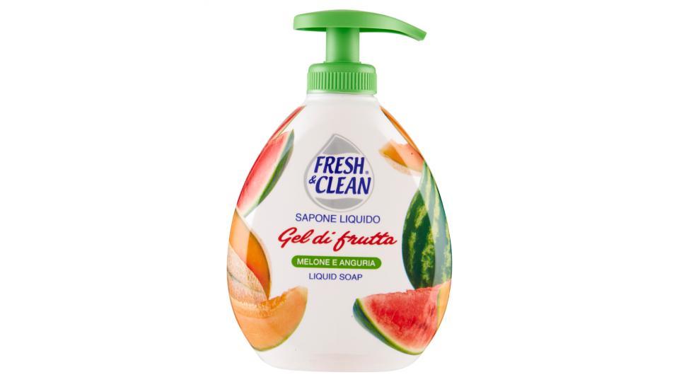 Fresh & Clean Sapone Liquido Gel di frutta Melone e Anguria