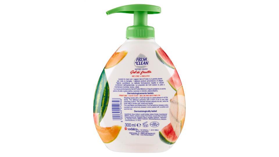 Fresh & Clean Sapone Liquido Gel di frutta Melone e Anguria