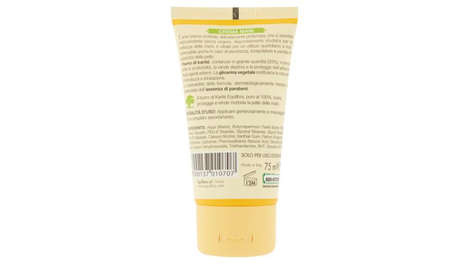 Equilibra Linea nutriente karité Crema mani