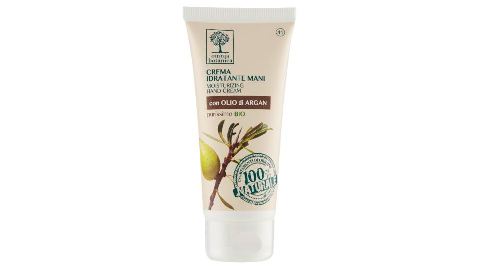 omnia botanica Crema Idratante Mani con Olio di Argan purissimo Bio