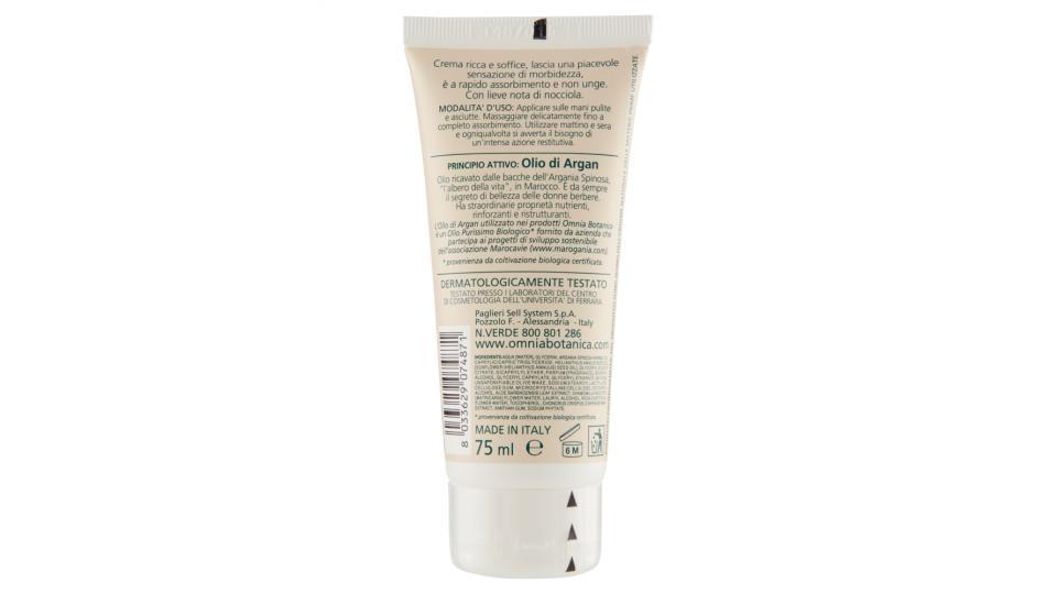 omnia botanica Crema Idratante Mani con Olio di Argan purissimo Bio