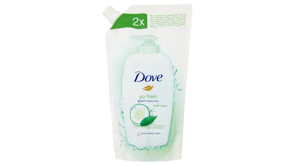 Dove go fresh fresh touch Beauty Cream Wash cucumber & green tea fragrance Ricarica
