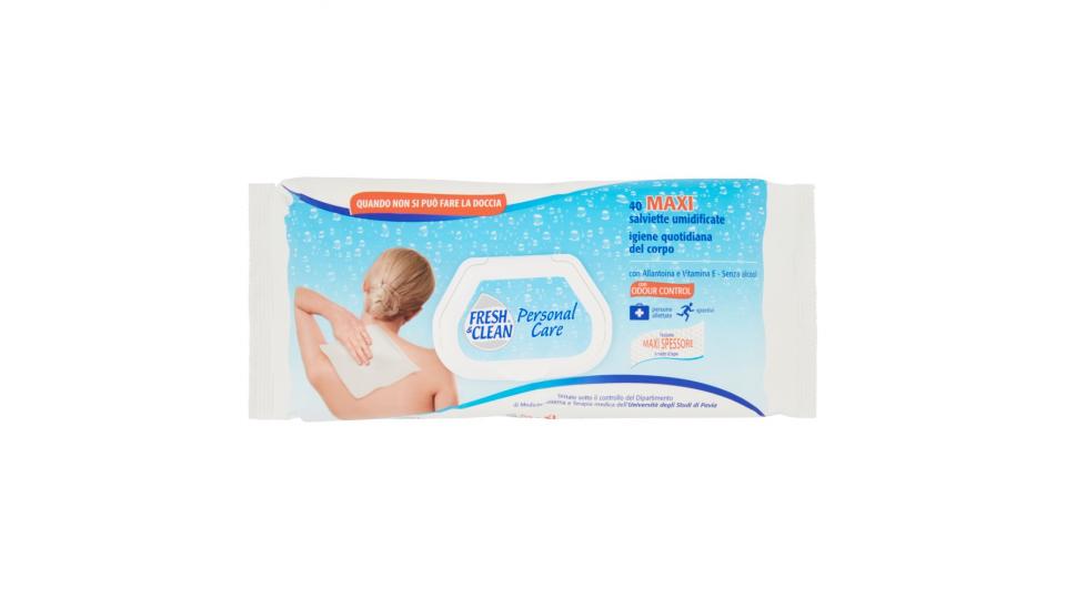 Fresh & Clean Personal Care Maxi salviettine umidificate per l'igiene del corpo