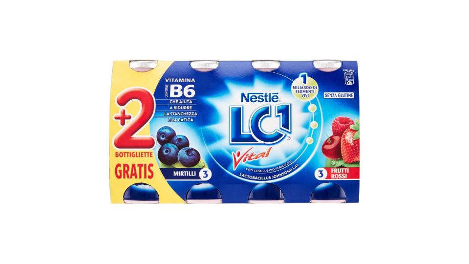 NESTLÉ LC1 Vital 3 Mirtilli + 3 Frutti Rossi + 2 Gratis