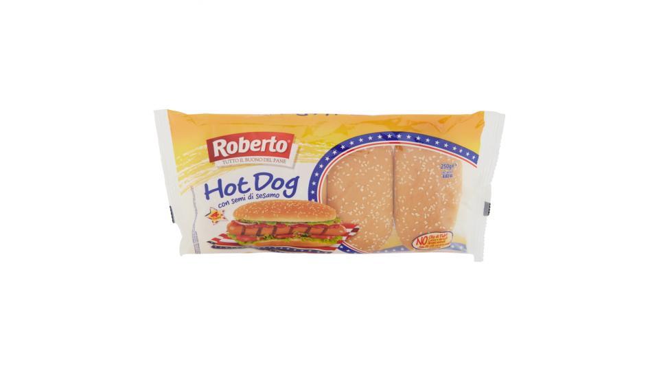 Roberto Hot Dog con semi di sesamo 4 Panini