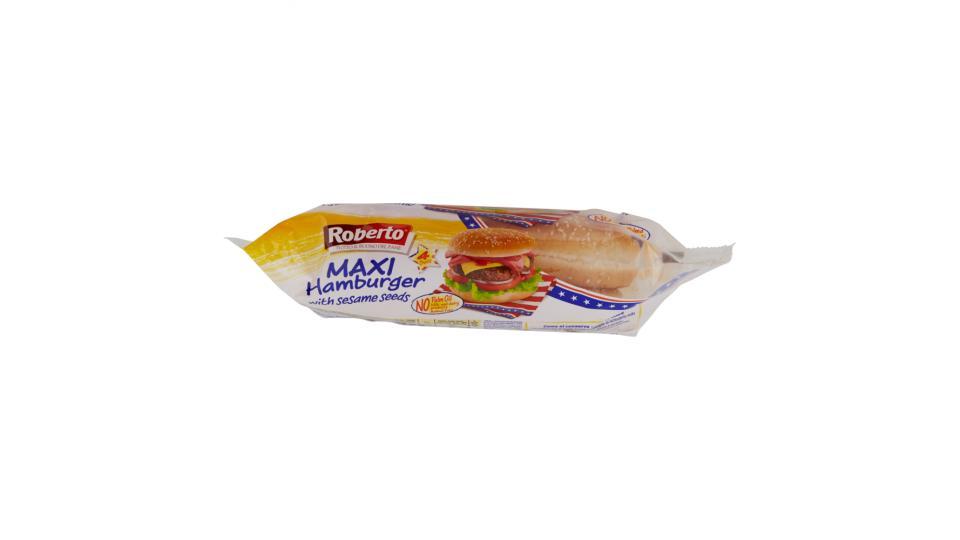 Roberto Maxi Hamburger con semi di sesamo 4 Panini