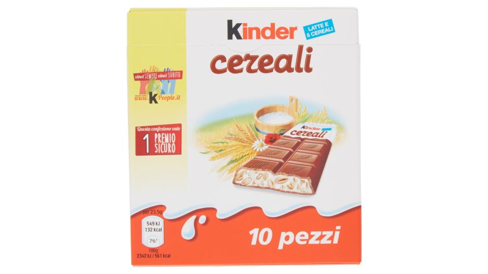 Kinder Cereali 10 pezzi