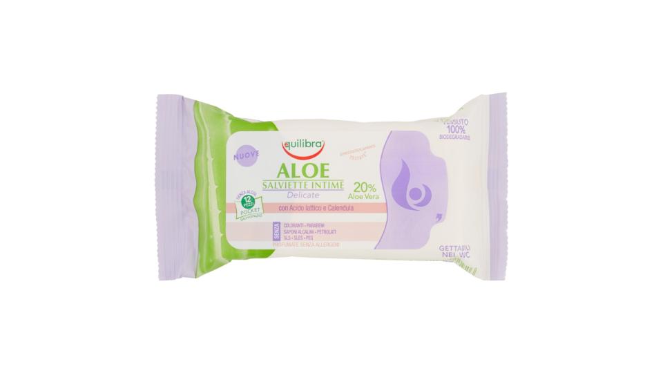 Equilibra Aloe Salviette intime delicate