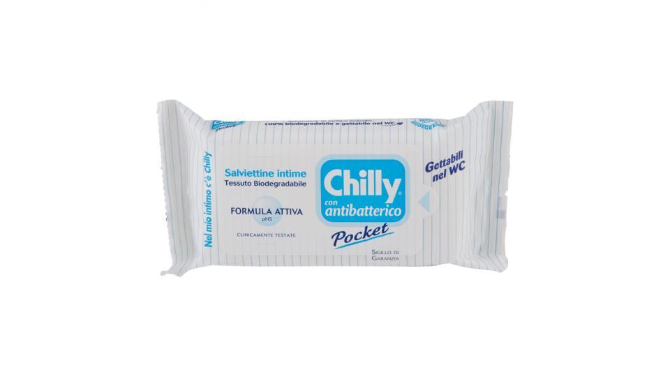 Chilly Con antibatterico Pocket salviettine intime