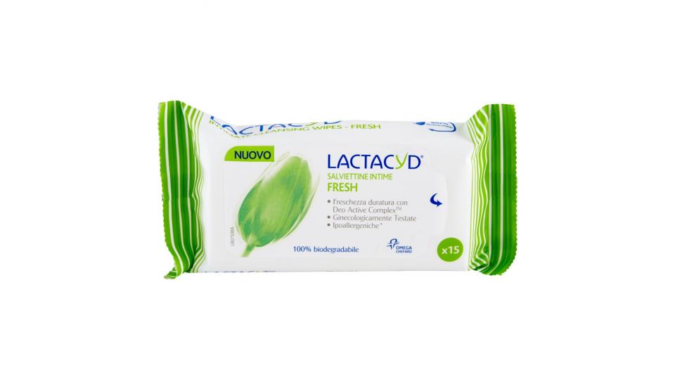 Lactacyd Salviettine intime fresh x15