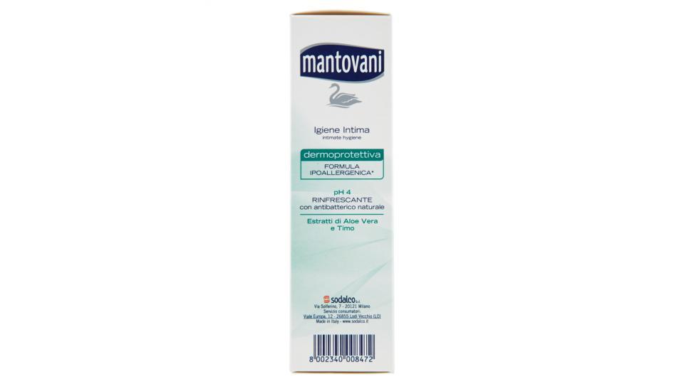 Mantovani Igiene Intima pH 4 Rinfrescante con antibatterico naturale