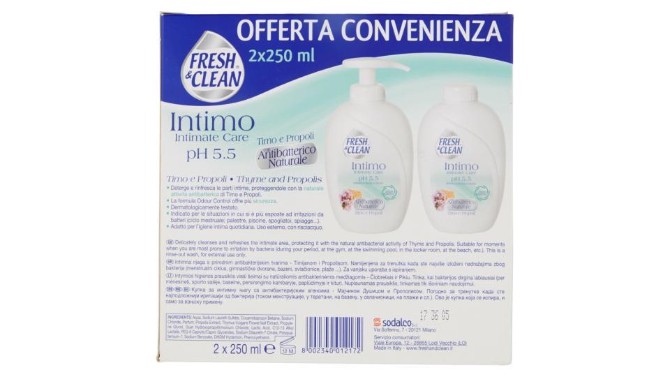 Fresh & Clean Intimo pH 5.5 Timo e Propoli