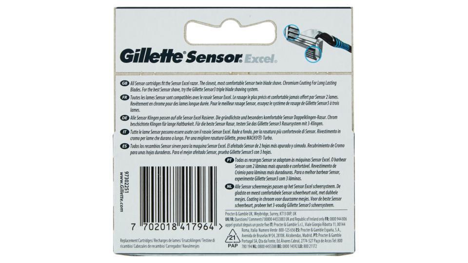 Gillette Sensor Excel Bilama