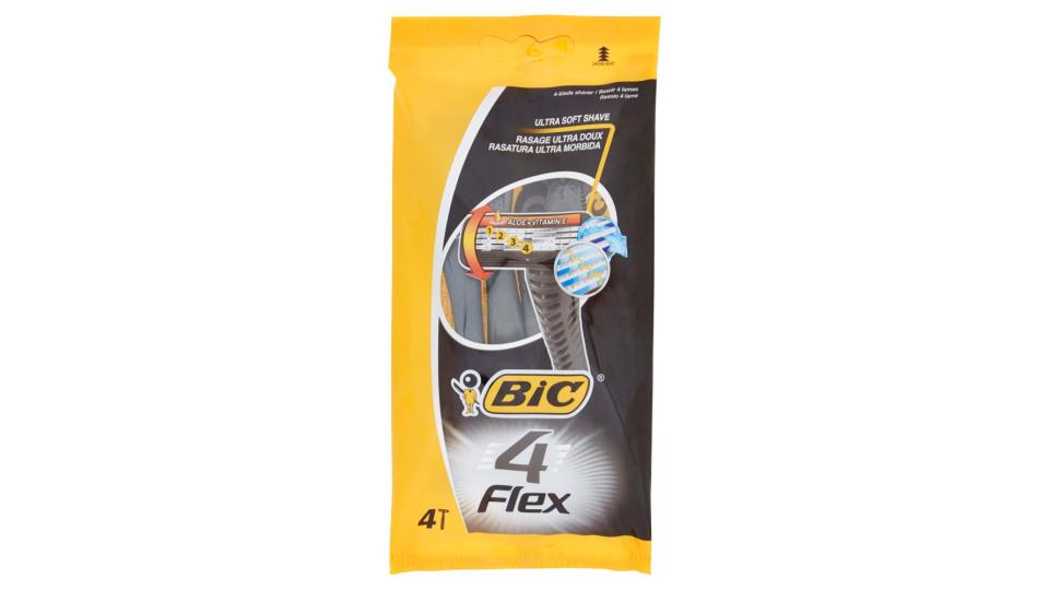 Bic 4 Flex Rasoio 4 lame