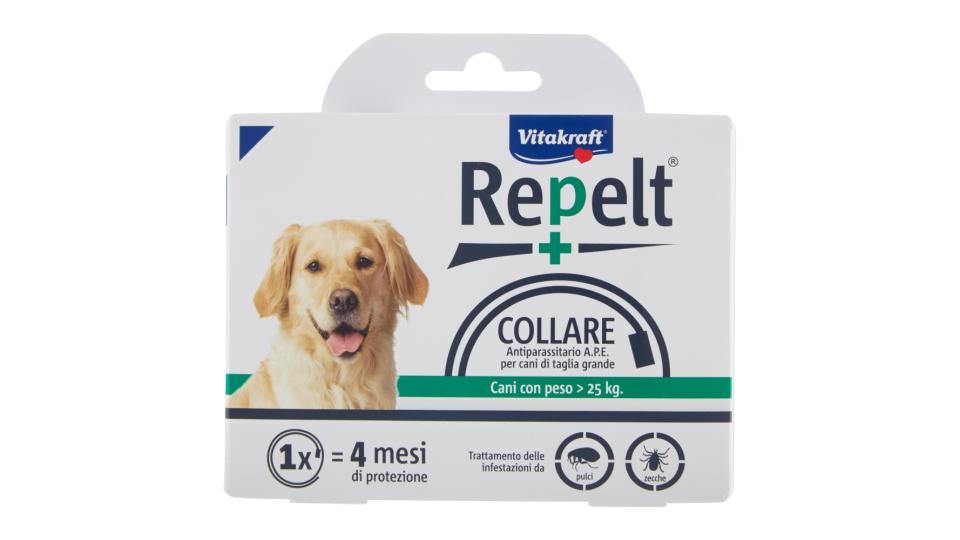 Vitakraft Repelt Collare Antiparassitario per cani di taglia grande